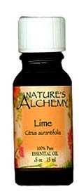 Nature&rsquo;s Alchemy 100% Pure Essential Oil Lime 0.5 OZ